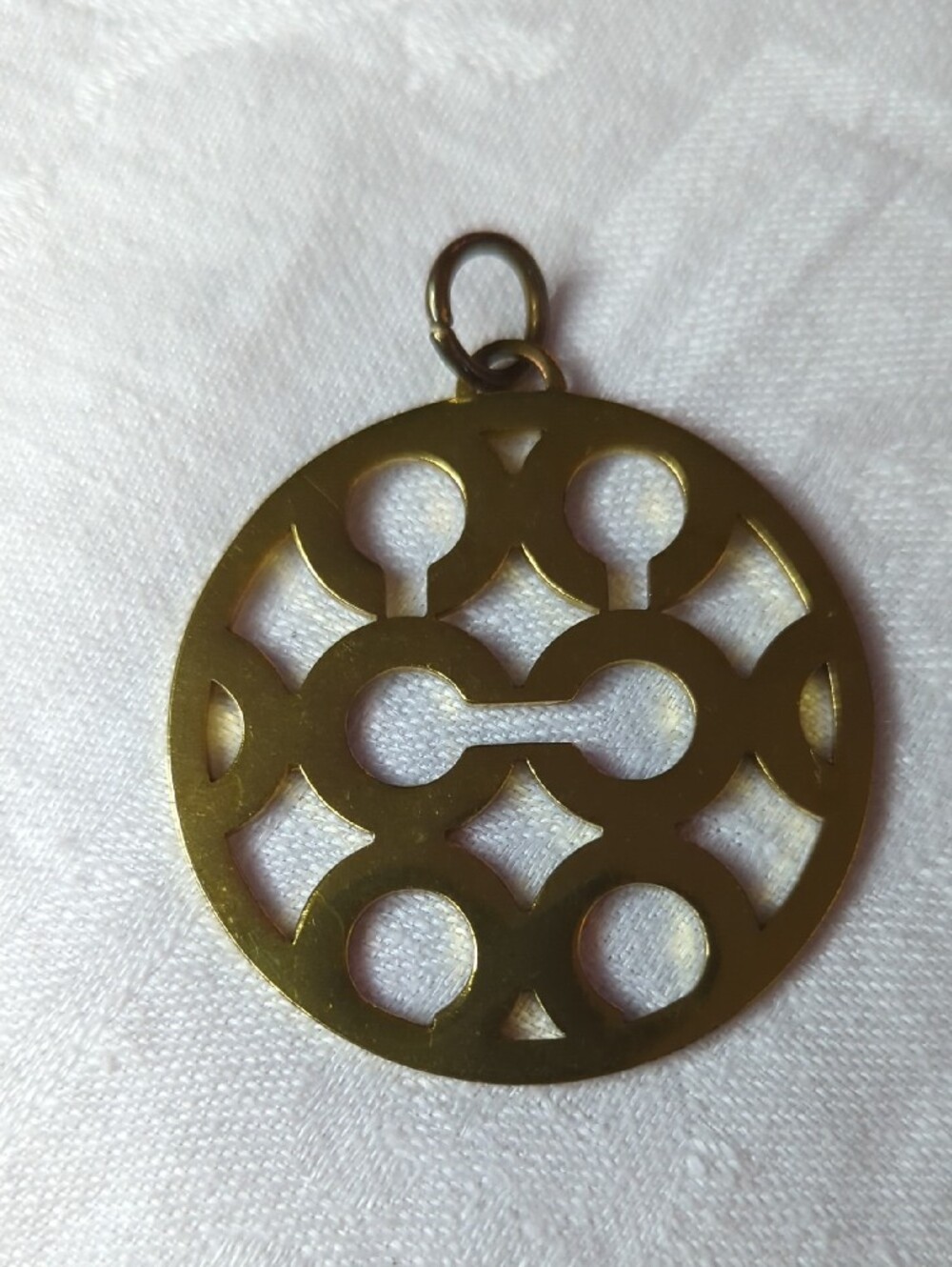 Round Pendant Necklace Charm